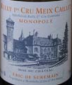 休梅因酒莊布梅耶卡耶（呂利一級(jí)園）白葡萄酒(Domaine Eric de Suremain Meix Caillet, Rully 1er Cru, France)