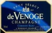 韋諾日藍帶干型香檳(De Venoge Select Cordon Bleu Brut, Champagne, France)