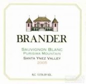 布蘭德里西馬山園長相思干白葡萄酒(Brander Vineyard Purisima Mountain Vineyard Sauvignon Blanc, Santa Ynez Valley, USA)