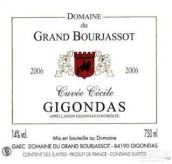 大布爾杰索特莊園塞西爾紅葡萄酒(Domaine du Grand Bourjassot Cuvee Cecile, Gigondas, France)