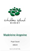 惠德比島酒莊瑪?shù)铝瞻布S白葡萄酒(Whidbey Island Winery Madeleine Angevine, Puget Sound, USA)