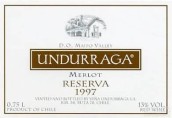 安杜拉加珍藏梅洛干紅葡萄酒(Undurraga Reserva Merlot, Maipo Valley, Chile)