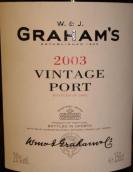 格蘭姆年份波特酒(W. & J. Graham's Vintage Port, Douro, Portugal)