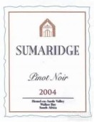 Sumaridge Pinot Noir, Walker Bay, South Africa