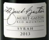 穆雷加斯頓西拉紅葡萄酒(Muret-Gaston Syrah, Red Mountain, USA)