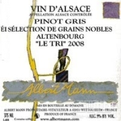 阿伯曼酒莊精選灰皮諾貴腐甜白葡萄酒(Albert Mann Altenbourg Le Tri Selection de Grains Nobles Pinot Gris, Alsace, France)