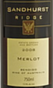 萨德赫斯特岭梅洛红葡萄酒(Sandhurst Ridge Merlot, Bendigo, Australia)