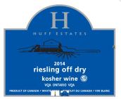 赫夫酒莊猶太雷司令半干白葡萄酒(Huff Estate Kosher Riesling Off-Dry, Prince Edward County, Canada)