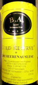 B. A. 黃金珍藏逐粒精選甜白葡萄酒(B. A. Gold Reserve Sweet Beerenauslese, Pfalz, Germany)