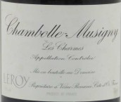 勒樺酒莊香牡園（香波-慕西尼一級園）紅葡萄酒(Domaine Leroy Les Charmes, Chambolle-Musigny Premier Cru, France)