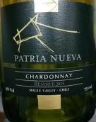 帕杰尼珍藏霞多麗干白葡萄酒(Patria Nueva Reserve Chardonnay, Maule Valley, Chile)