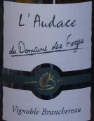 福爾熱酒莊拉奧迪斯干白葡萄酒(Domaine des Forges L'Audace, Anjou, France)