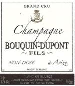 布坎·杜邦父子無(wú)補(bǔ)液香檳(Champagne Bouquin Dupont Fils Non Dose, Champagne, France)