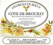 杜寶夫酒莊（布魯依丘）紅葡萄酒(Georges Duboeuf Cote de Brouilly, Beaujolais, France)