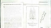 紅杉樹酒莊盧瑟福板凳珍藏赤霞珠紅葡萄酒(Sequoia Grove Rutherford Bench Reserve Cabernet Sauvignon, Napa Valley, USA)