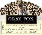 灰狐酒莊赤霞珠干紅葡萄酒(Grey Fox Vineyards  Cabernet Sauvignon, California, USA)