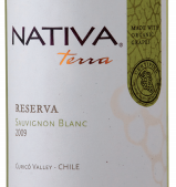 娜緹瓦酒莊特拉珍藏長相思干白葡萄酒(Nativa Terra Reserva Sauvignon Blanc, Curico Valley, Chile)