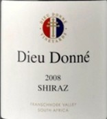 迪奧恫西拉干紅葡萄酒(Dieu Donne Shiraz, Franschhoek Valley, South Africa)