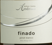 安德里安酒莊菲納多白皮諾白葡萄酒(Kellerei-Cantina Andrian Finado Pinot Bianco Alto Adige, Trentino-Alto Adige, Italy)