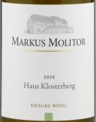 瑪斯莫麗酒莊克洛斯特伯格雷司令白葡萄酒(Markus Molitor Haus Klosterberg Riesling, Mosel, Germany)