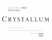 晶体酒庄彼得麦克斯黑皮诺红葡萄酒(Crystallum Peter Max Pinot Noir, Western Cape, South Africa)