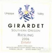 吉拉黛酒莊雷司令干白葡萄酒(Girardet Riesling, Umpqua Valley, USA)