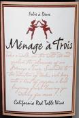 弗利埃都酒莊三品種混釀紅葡萄酒(Folie a Deux Menage A Trois Red, California, USA)