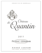 康坦干白葡萄酒(Vignobles Andre Lurton Chateau de Quantin Blanc, Pessac-Leognan, France)