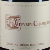 貝鐸酒莊（熱夫雷-香貝丹村）紅葡萄酒(Domaine Denis Berthaut Gevrey-Chambertin, Cote de Nuits, France)