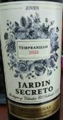 日河丹丹魄（新酒）紅葡萄酒(Jardin Secreto Joven Tempranillo, Valdepenas, Spain)