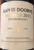 安德多爾恩酒莊多爾內(nèi)魯特紅葡萄酒(Aan de Doorns Doornroodt, Worcester, South Africa)