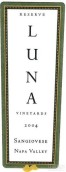 月亮酒莊珍藏桑嬌賽維紅葡萄酒(Luna Vineyards Reserve Sangiovese, Napa Valley, USA)