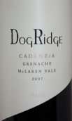 犬脊酒莊卡登西亞歌海娜紅葡萄酒(DogRidge Cadenzia Grenache, McLaren Vale, Australia)