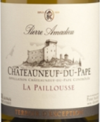 阿瑪?shù)侠留斔菇袒市卤じ砂灼咸丫?Pierre Amadieu La Paillousse Blanc, Chateauneuf du Pape, France)