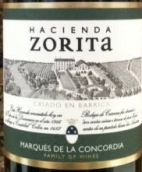 康科迪亞侯爵索麗塔芭麗嘉紅葡萄酒(Marques de la Concordia Hacienda Zorita Criado En Barrica, Castilla y Leon, Spain)