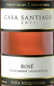 英雄紅圣地亞哥桃紅葡萄酒(Vina Requingua Casa Santiago Rose, Curico Valley, Chile)