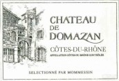 摩曼森酒莊多馬贊城堡紅葡萄酒(Mommessin Chateau de Domazan, Cotes du Rhone, France)