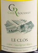 夫斯理長相思干白葡萄酒(Domaine?du?Clos?Roussely Le Clos Sauvignon Blanc, Touraine, France)