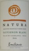 埃米利亞納諾奇長相思干白葡萄酒(Emiliana Natura Sauvignon Blanc, Casablanca Valley, Chile)