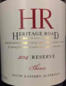 繼承之路珍藏西拉紅葡萄酒(Heritage Road Reserve Shiraz, South Eastern Australia, Australis)