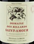 讓·洛龍酒莊比亞爾莊園紅葡萄酒(Jean Loron Domaine des Billards, Saint Amour, France)