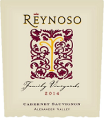 雷諾索家族酒莊赤霞珠干紅葡萄酒(Reynoso Family Vineyards Cabernet Sauvignon, Alexander Valley, USA)