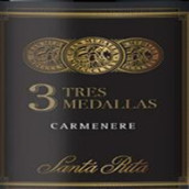 桑塔麗塔3枚獎牌佳美娜干紅葡萄酒(Santa Rita 3 Tres Medallas Carmenere, Central Valley, Chile)