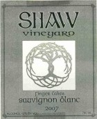 Shaw Vineyard Sauvignon Blanc, Finger Lakes, USA