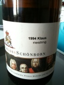 勛彭克勞斯雷司令小房酒(Schloss Schonborn Klaus Riesling Kabinett , Rheingau, Germany)