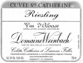 溫巴赫圣凱瑟琳雷司令干白葡萄酒(Domaine Weinbach Riesling Cuvee Sainte Catherine, Alsace, France)