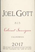 喬爾戈特酒莊815號赤霞珠紅葡萄酒(Joel Gott Wines 815 Cabernet Sauvignon, California, USA)