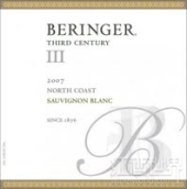 貝靈哲“第三世紀(jì)”長相思干白葡萄酒(Beringer Third Century Sauvignon Blanc, North Coast, USA)