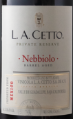 賽托酒莊私人珍藏內(nèi)比奧羅紅葡萄酒(L. A. Cetto Reserva Privada Nebbiolo, Valle de Guadalupe, Mexico)