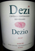 德齊酒莊德齊奧紅葡萄酒(Dezi Dezio Rosso IGT, Marche, Italy)